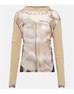 Топ Trompe L'Oeil из коллаборации с Jean Paul Gaultier, бежевый Y / project