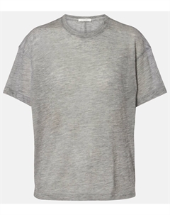 Вязаный кашемировый топ Lila, Grey Melange The row