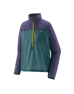 Женская худи с полузастежкой Houdini Stash, Wetland Blue/Solstice Purple Patagonia