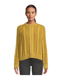 Свитер Cotton Cable Sweater, золотой Pendleton