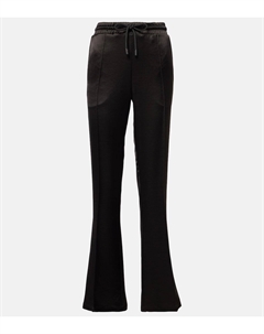 Прямые атласные брюки со средней посадкой, черный Jw anderson