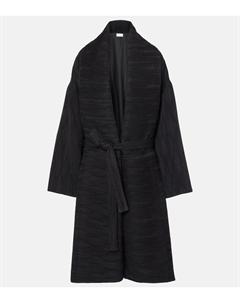 Шелковое пальто Муреа, черный The row