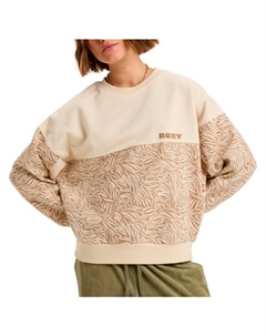 Женский свитер Gone Wild Block, Parchment Animal Floral Roxy