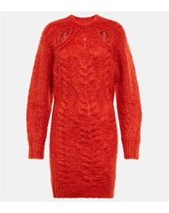 Мини-платье Dalima из мохеровой смеси, Burnt Orange Isabel marant