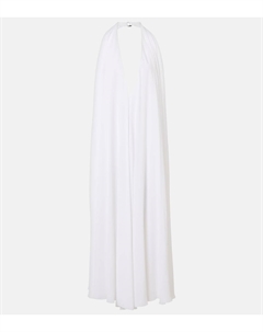 Платье макси Norma с драпировкой, белый Jacquemus