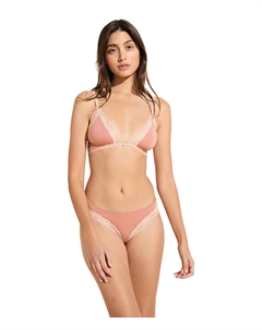 Бралетт Flora Front Closure Bralette, розовый Eberjey