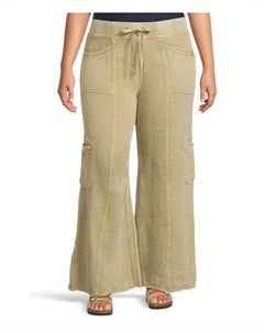 Брюки Rizal Wide Leg, Distress Wash Biscuit Xcvi