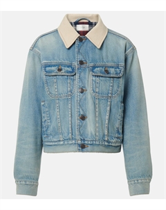 Джинсовая куртка Joras с твиловой отделкой, Light Indigo The row