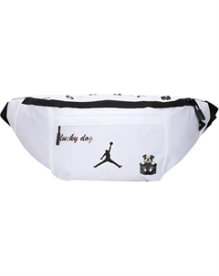 Полиэстеровый поясной рюкзак унисекс белый, Puppy Jordan