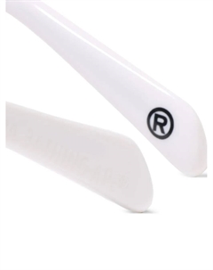 Солнцезащитные очки в овальной оправе, белый A bathing ape®