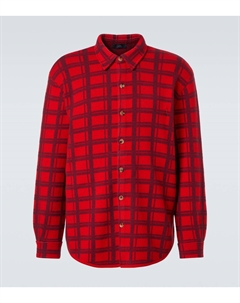 Рубашка из кашемира в клетку г-на Янга, Red Check Arch4