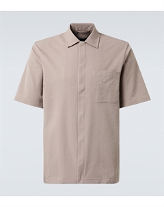 Рубашка из сирсакера, серо-коричневый Herno