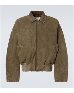 Хлопковая куртка-бомбер, оливковый Jw anderson