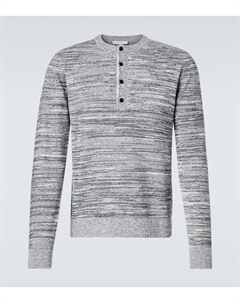 Рубашка Хенли из смеси хлопка и льна, Steel Jw anderson