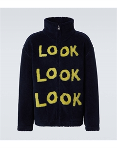 Флисовая куртка Look Look Look, темно-синий Jw anderson