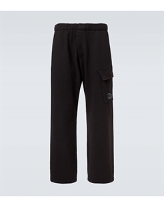 Спортивные брюки из хлопка с линзами, черный C.p. company