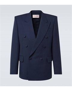 Блейзер из габардина из натуральной шерсти, Indaco Valentino