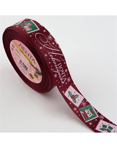 Лента атласная Арт узор