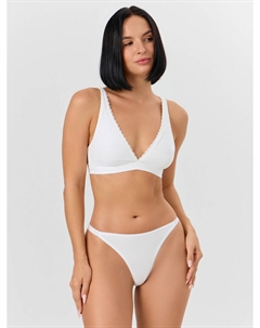 Трусы женские бразилиана белые Mark formelle