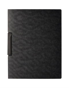 Папка с клипом для брошюровки А4 до 30 листов черная (толщина обложки 0.10 мм) Attache