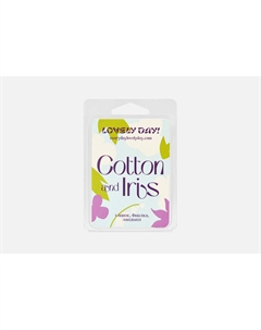 Ароматическое саше Cotton and Iris 55 г Lovely day