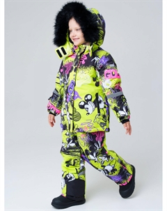 Комплект текстильный с полиуретановым покрытием для девочек: куртка, полукомбинезон Playtoday kids