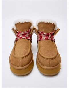 Ботинки из натуральной замши для девочек Sela