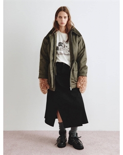 Твилловая хлопковая юбка из линейки Young Sela