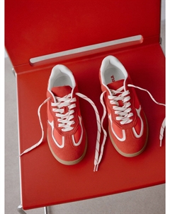 Кеды из натуральной замши, кожи и текстиля Sela