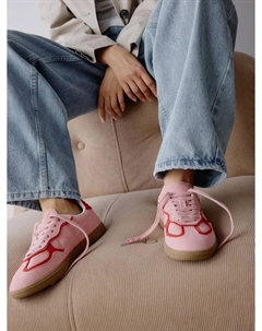 Кеды из натуральной замши Sela