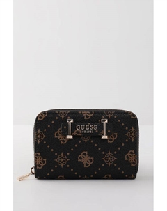 Кошелек на молнии с принтом Guess