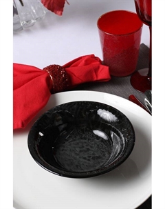 Тарелка глубокая фарфоровая Anthracite 21maison