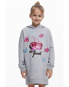 Платье-худи хлопковое Desigual