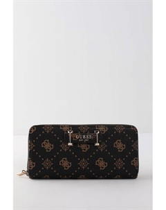 Кошелек на молнии с принтом Guess