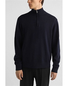 Пуловер хлопковый с воротником на молнии Uset