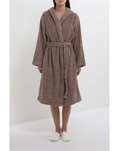 Хлопковый махровый халат с капюшоном Casa lusso