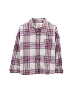 Рубашка хлопковая в клетку Oshkosh