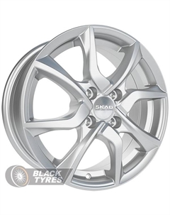 Литой диск Тулон 6x15/4x114.3 D67.1 ET45, Серебристые Скад