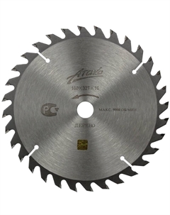 Диск пильный по дереву 8079520 (160x32x16) Атака