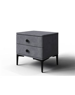 Тумба Minimalism (Ткань: Микровелюр Laska 06 Серый мох ()) 45x38 Verda