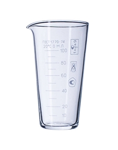 Стакан мерный 100мл стекло Нет марки