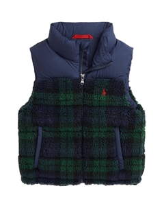 Пуховик FW24 Темно-синий Детский Polo ralph lauren