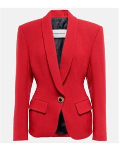 Шерстяной блейзер, красный Alexandre vauthier