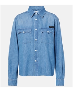 Джинсовая рубашка, Azzurro Miu miu