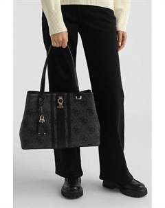 Сумка шоппер с принтом Erenia Guess