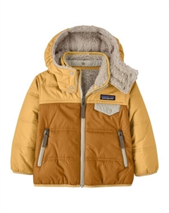 Детская двусторонняя толстовка с капюшоном Tribbles - зимняя куртка, золотой Patagonia