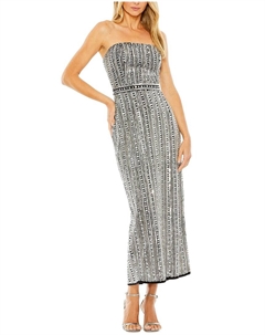 Платье миди, черный Mac duggal