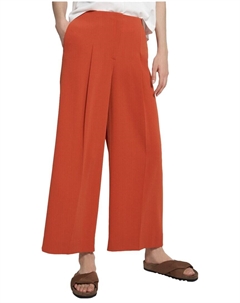 Теория Расслабленные широкие брюки со складками, красный Theory