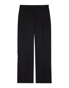 Нелегальные брюки черные с устойчивым к заломам покрытием Paul smith