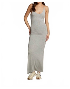 Платье макси Panther в цвете хизер грей, серый Chaser